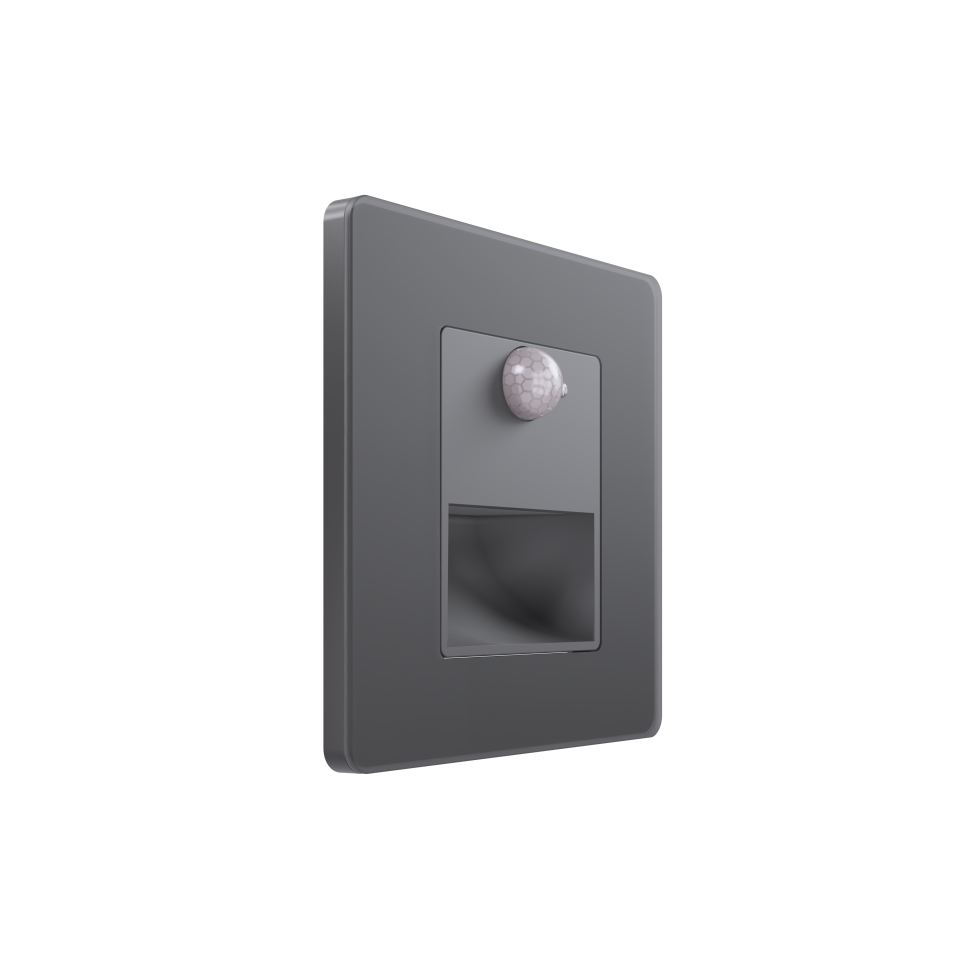 Systeme Infinity, Светильник LED с датчиком движения,  с выдержкой времени (230В), FSE000767, Вулканический пепел