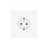 Systeme Infinity, Розетка 2К+З  (250В, 16А, защитные шторки), FSE000145, Арктический лед