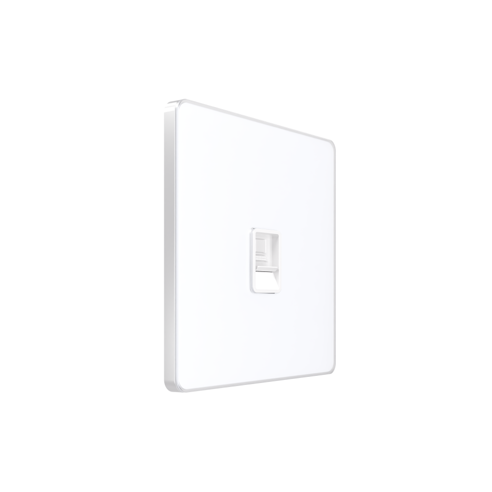 Systeme Infinity, Розетка информационная RJ-45 кат.5e, FSE000183, Арктический лед