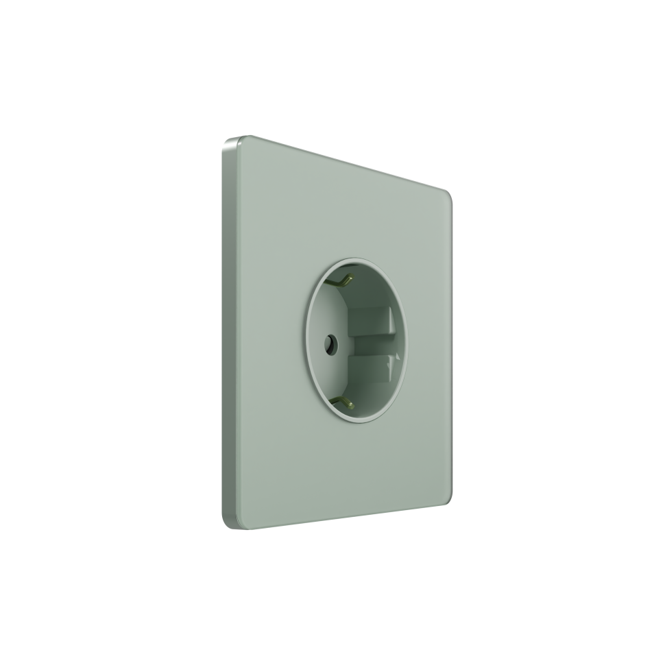 Systeme Infinity, Розетка 2К+З  (250В, 16А, защитные шторки), FSE000845, Таежное утро