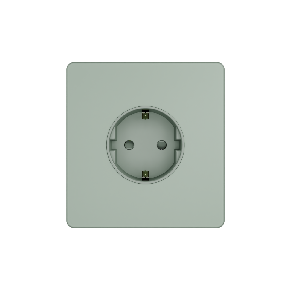 Systeme Infinity, Розетка 2К+З  (250В, 16А, защитные шторки), FSE000845, Таежное утро