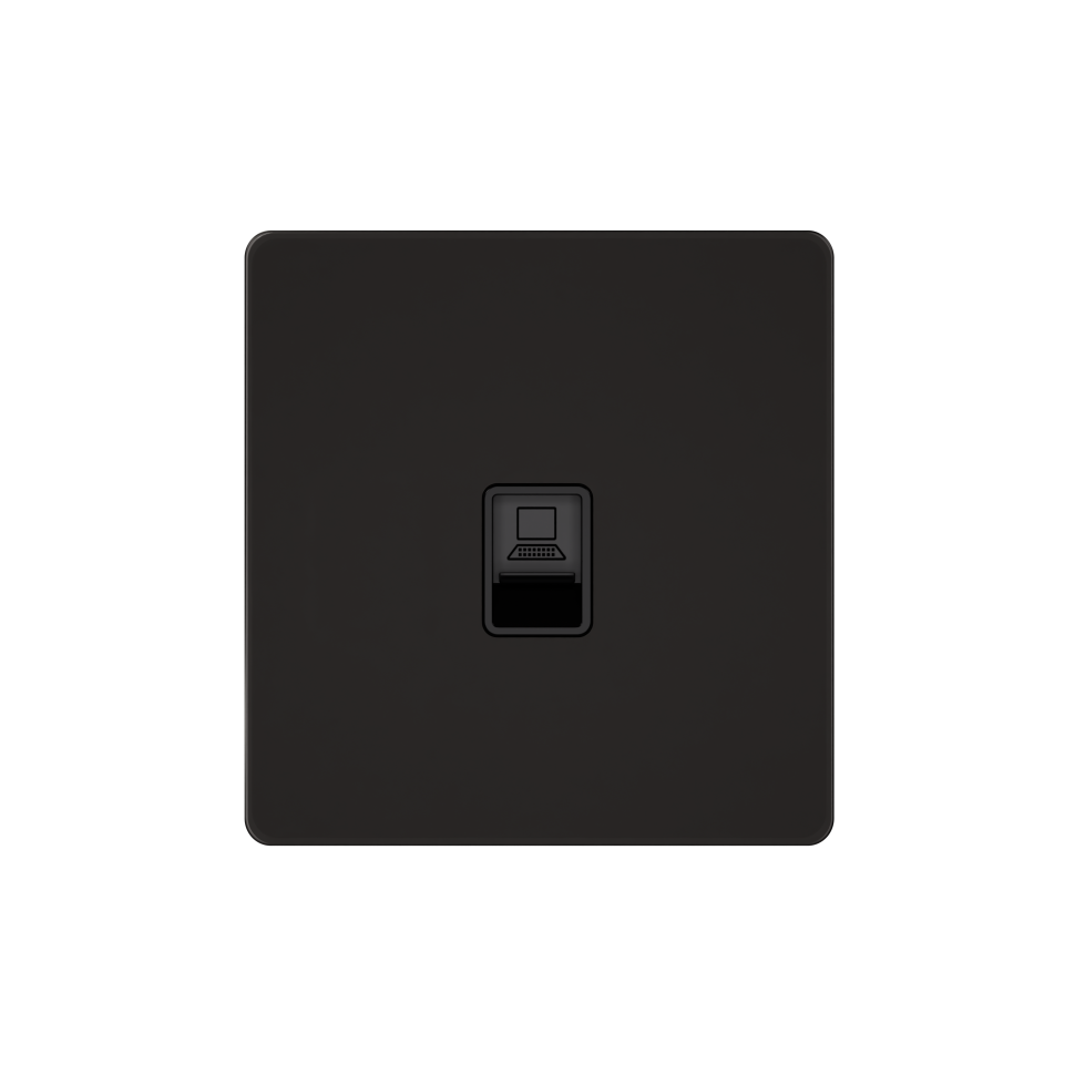 Systeme Infinity, Розетка информационная RJ-45 кат.5e, FSE001083, Полярная ночь