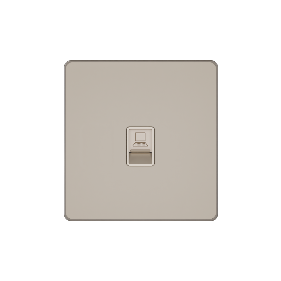 Systeme Infinity, Розетка информационная RJ-45 кат.6, FSE000586, Песчаный берег