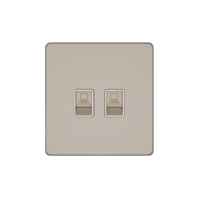 Systeme Infinity, Розетка информационная RJ-45 кат.6 2-я, FSE000588