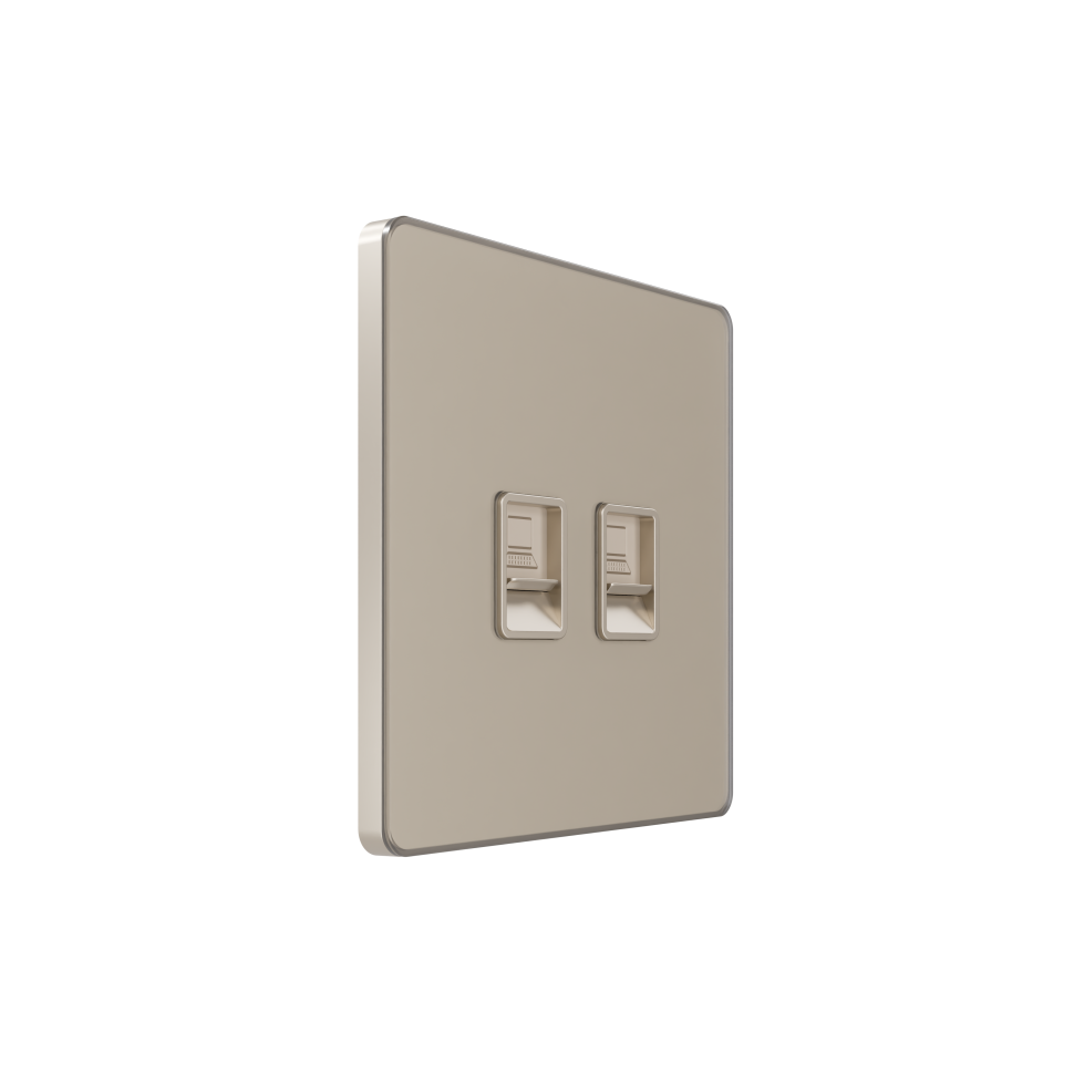 Systeme Infinity, Розетка информационная RJ-45 кат.5e 2-я, FSE000585, Песчаный берег