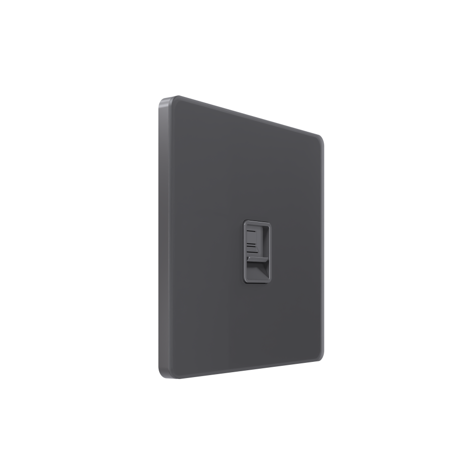 Systeme Infinity, Розетка информационная RJ-45 кат.5e, FSE000783, Вулканический пепел