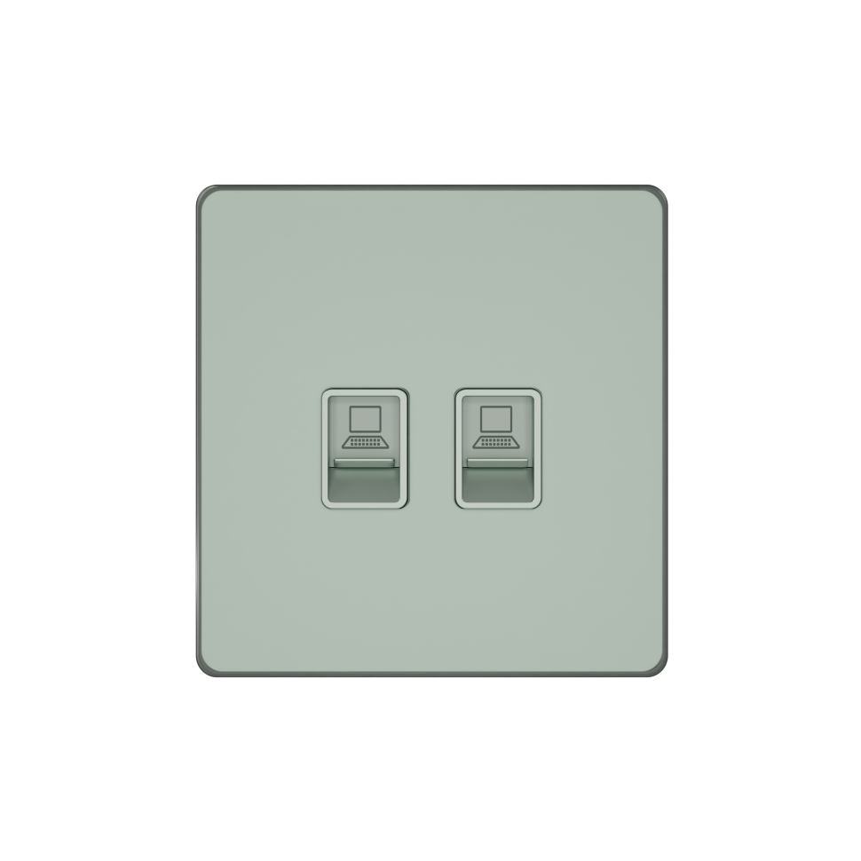 Systeme Infinity, Розетка информационная RJ-45 кат.5e 2-я, FSE000885, Таежное утро