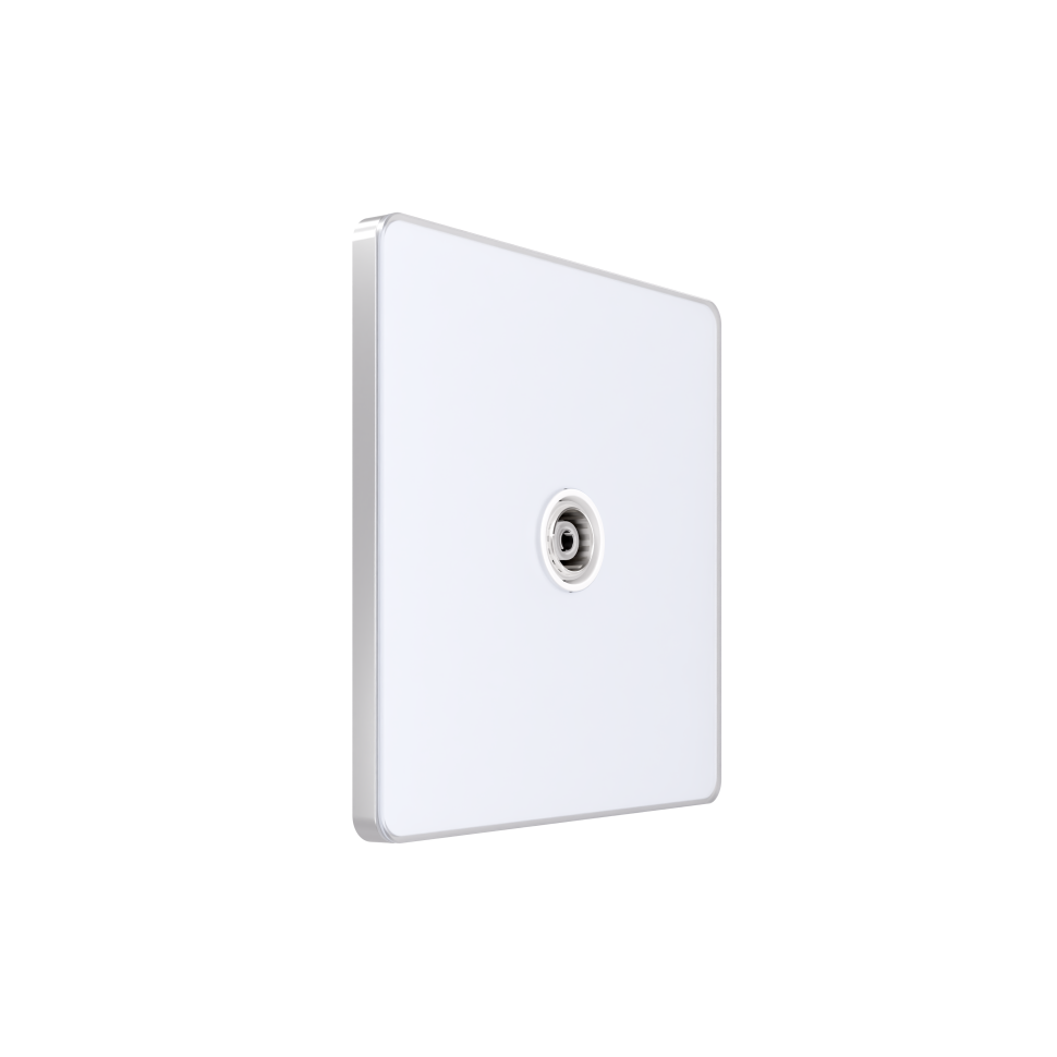 Systeme Infinity, Розетка телевизионная TV/FM 5-1000MГц, FSE000191, Арктический лед
