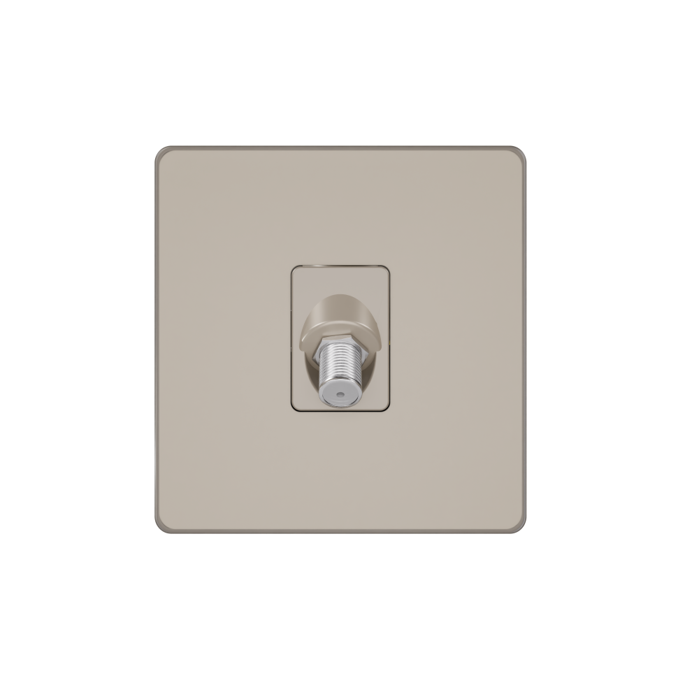 Systeme Infinity, Розетка телевизионная TV/FM/SAT 5-2400MГц, FSE000598, Песчаный берег