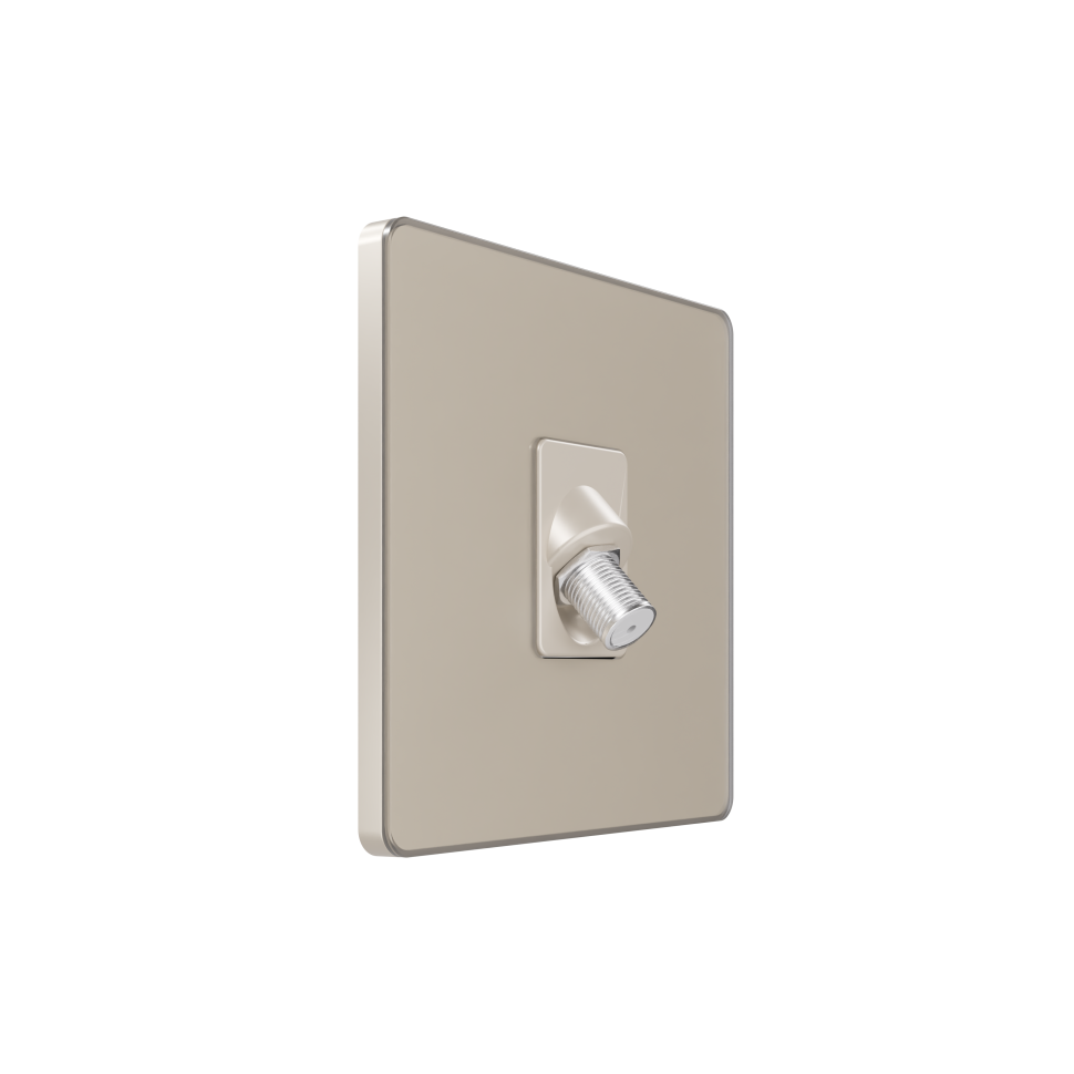 Systeme Infinity, Розетка телевизионная TV/FM/SAT 5-2400MГц, FSE000598, Песчаный берег