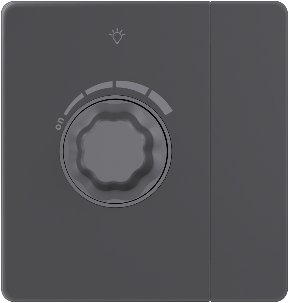 Systeme Infinity, Светорегулятор TRIAC c выключателем 300Вт (250В), FSE000721, Вулканический пепел