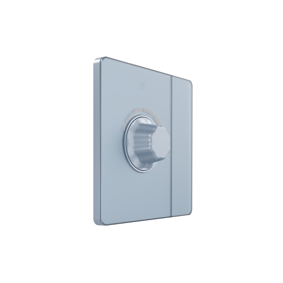 Systeme Infinity, Светорегулятор TRIAC c выключателем 300Вт (250В), FSE001121, Стальное небо