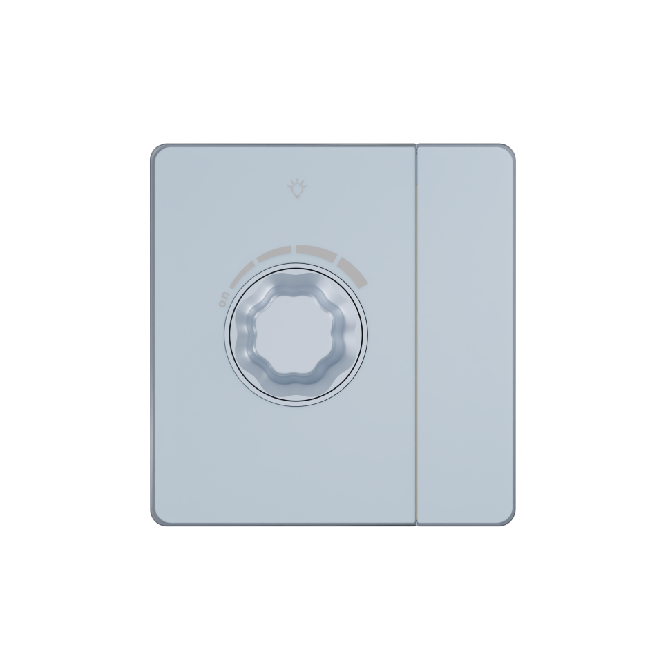 Systeme Infinity, Светорегулятор TRIAC c выключателем 300Вт (250В), FSE001121, Стальное небо